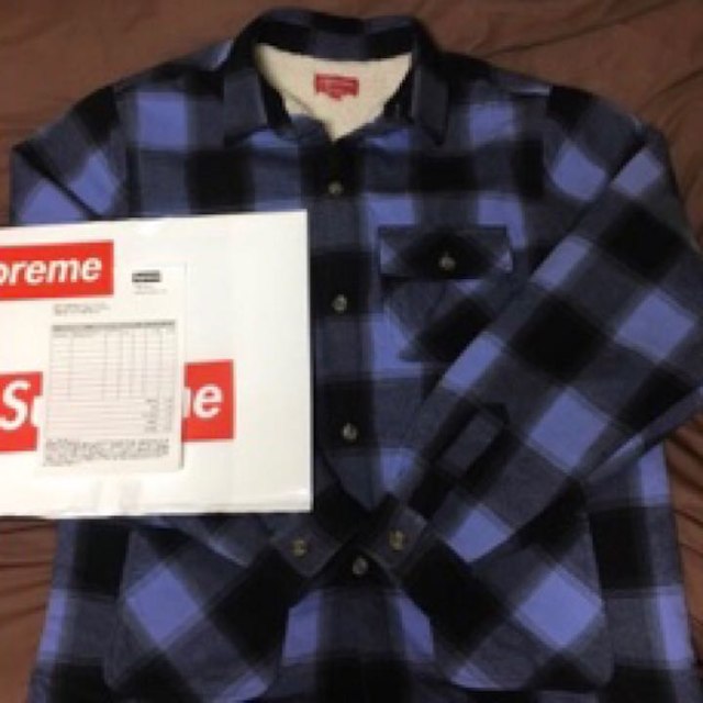 Supreme Buffalo Plaid Sherpa Shirt