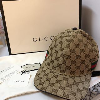 グッチ(Gucci)のGUCCI キャップ ベージュ 正規品 cap(キャップ)