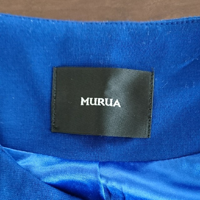 MURUA(ムルーア)のバニーラブさま専用☆MURUA ブルー アウター レディースのジャケット/アウター(ノーカラージャケット)の商品写真