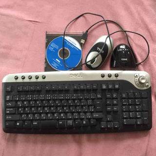 デル(DELL)のDELL コードレスキーボードと、マウス(PC周辺機器)