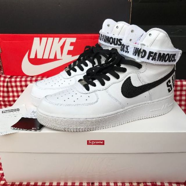 Supreme NIKE AIR FORCE1 HIGH 新品 白