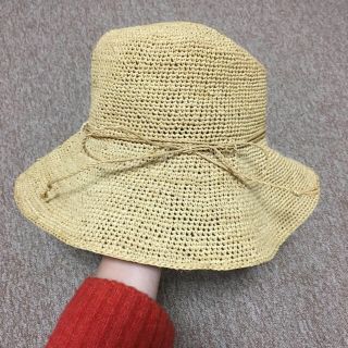 ムジルシリョウヒン(MUJI (無印良品))の無印良品 57.5cm 帽子👒(麦わら帽子/ストローハット)