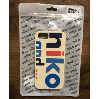 ニコアンド(niko and...)の送料込み！大人気✨新作✨Niko and…オリジナルロゴiPhoneケース2(iPhoneケース)