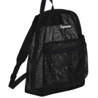 シュプリーム(Supreme)のSupreme 2016ss  Mesh Backpack  美品 ブラック(バッグパック/リュック)