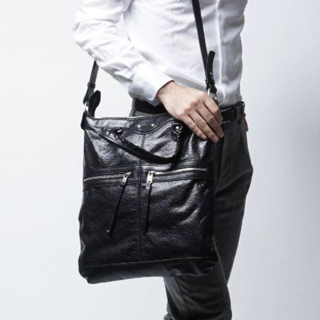 Balenciaga(バレンシアガ)の美品◆BALENCIAGA バレンシアガ ARENA 2way レザー バッグ黒 メンズのバッグ(トートバッグ)の商品写真