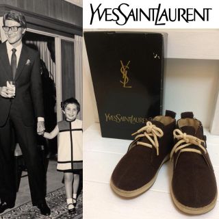 サンローラン(Saint Laurent)のYVES SAINT LAURENT PARIS 子供靴 チャッカブーツ 17(ブーツ)