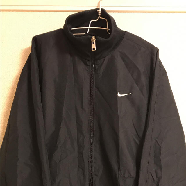 NIKE - NIKE ナイキ ナイロンジャケット 黒 スウォッシュ ワン NIKE - NIKE ナイキ ナイロンジャケット 黒 スウォッシュ ワン