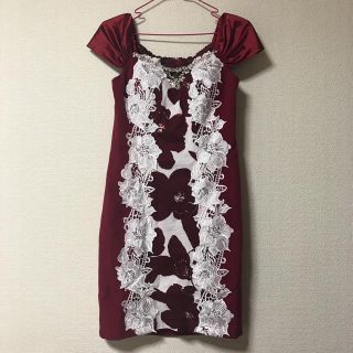 デイジーストア(dazzy store)の赤レッドキャバワンピース(ミニドレス)