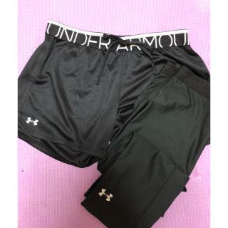 アンダーアーマー(UNDER ARMOUR)のUNDER  ARMOUR ショートパンツ カプリ丈レギンス セット(ショートパンツ)