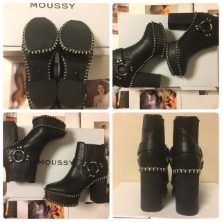 MOUSSY HARNESS WOOD SOLE BOOTS♡マウジーサボブーツ