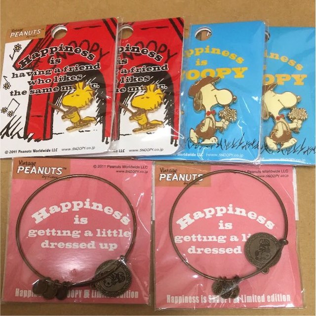 きれい スヌーピー ハピネススヌーピー ピンバッチ バングル - 通販