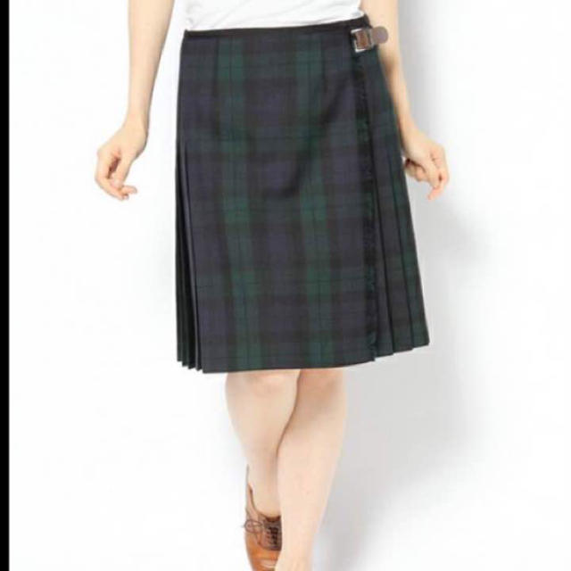 MARGARET HOWELL(マーガレットハウエル)のMHL.ブラックウォッチキルトスカート レディースのスカート(ひざ丈スカート)の商品写真