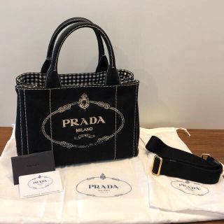 プラダ(PRADA)のプラダ カナパ チェック S  (トートバッグ)