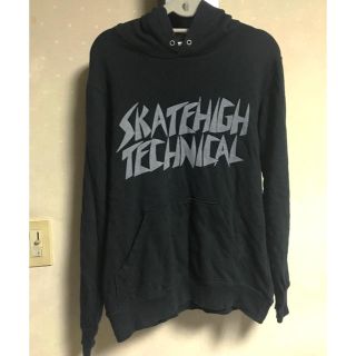 スピンズ(SPINNS)のパーカー 黒 SKATEHIGH TECHNICAL(パーカー)