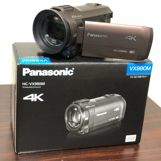 Panasonic 4K HC-VX980M ビデオカメラ