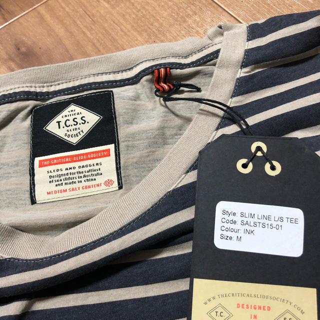 Ron Herman(ロンハーマン)の新品 TCSS シンプル ボーダー ロンT 胸ポケット メンズのトップス(Tシャツ/カットソー(七分/長袖))の商品写真