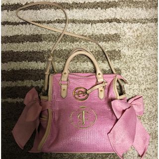 ジューシークチュール(Juicy Couture)のジューシークチュール  リボン🎀付き２WAYラメバッグ(ハンドバッグ)