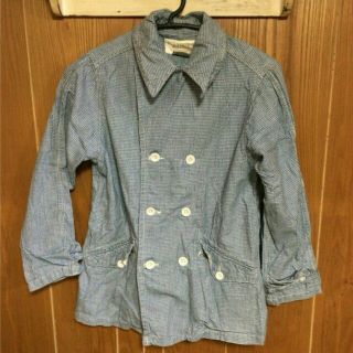 デニムダンガリー(DENIM DUNGAREE)のデニム&ダンガリー　チェックジャケット　150●(Tシャツ/カットソー)