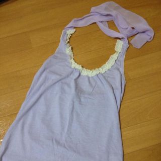 アーベーセーアンフェイス(abc une face)のホルターネックキャミソール♡(ホルターネック)