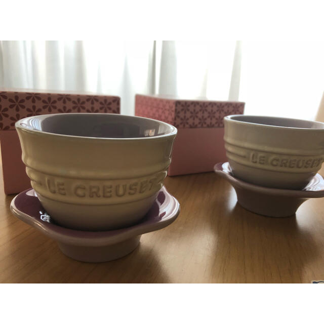 LE CREUSET(ルクルーゼ)のカップ&ソーサー 2点 ル・クルーゼ インテリア/住まい/日用品のキッチン/食器(グラス/カップ)の商品写真