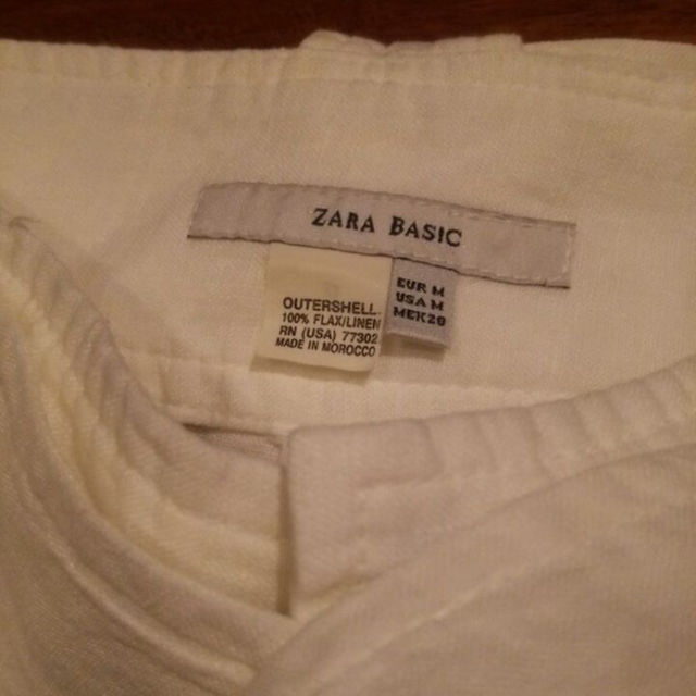 ZARA(ザラ)のMariさまのZARA麻100%パンツ 未使用 レディースのパンツ(ハーフパンツ)の商品写真