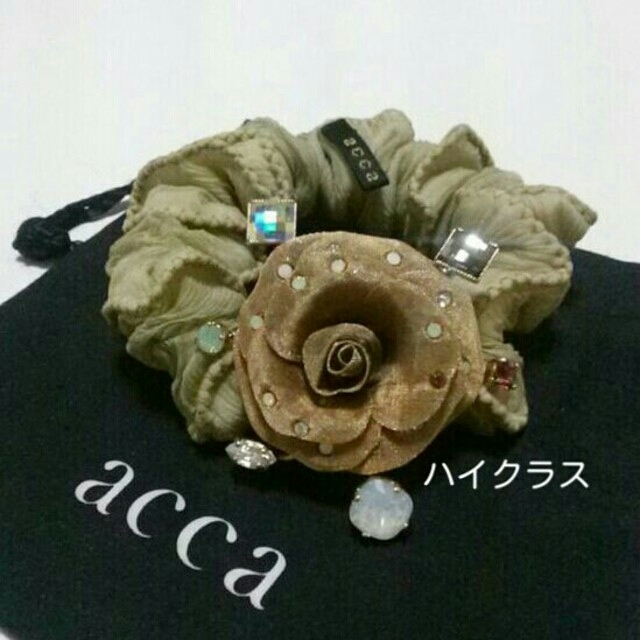 海外限定 acca ハイクラス♡薔薇シュシュ