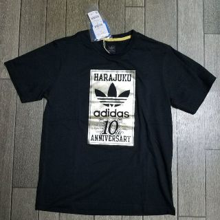 アディダス(adidas)のadidas 原宿 10周年記念 限定 Tシャツ 黒 金 Ｌ(その他)