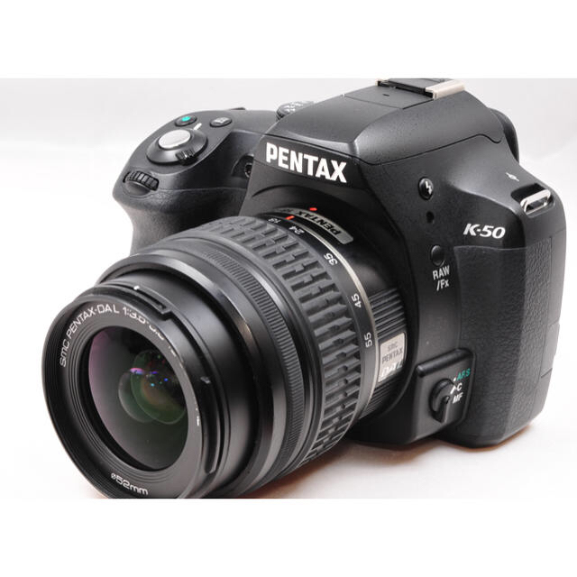 PENTAX(ペンタックス)の⭐︎エネループ＆SD付き⭐︎ PENTAX ペンタックス K-50 スマホ/家電/カメラのカメラ(デジタル一眼)の商品写真