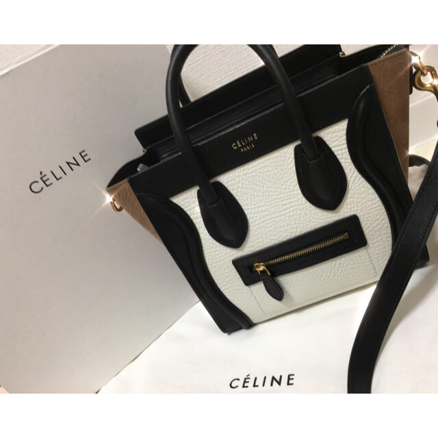 人気TOP celine - 新品未使用 セリーヌ ラゲージ ナノショッパー
