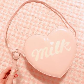 ミルク(MILK)のMILK／ホイップクリームロゴハートショルダー(ショルダーバッグ)