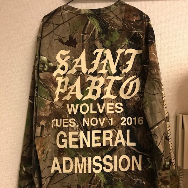 SAINT PABLO kanye west long sleeves Tシャツ