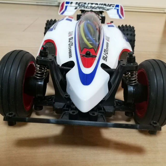 中古 1/14 タミヤラジコン ライトニングホークの通販 by おさる 中古 1/14 タミヤラジコン ライトニングホークの通販 by おさる