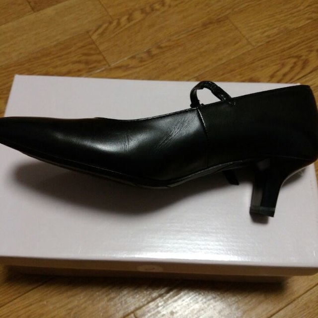 GIRO(ジロ)のむらやん様専用：アシックスGIRO黒パンプス24cm レディースの靴/シューズ(ハイヒール/パンプス)の商品写真