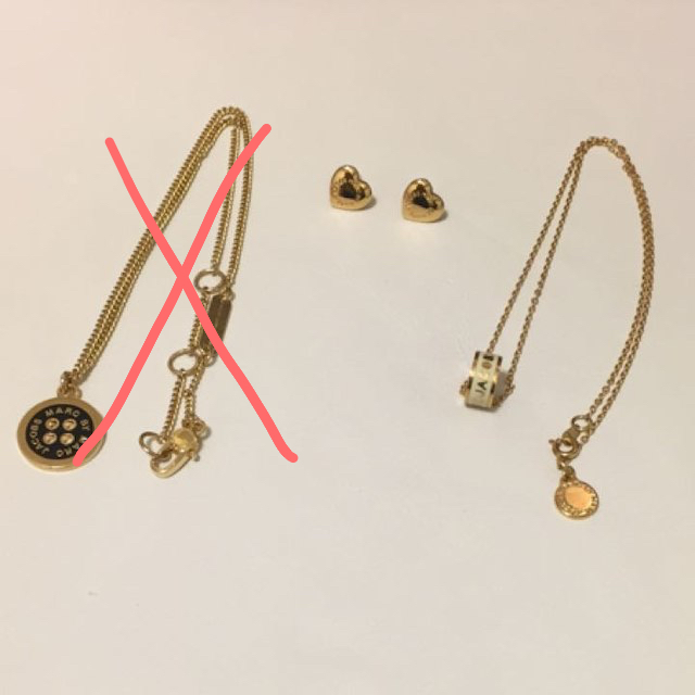 MARC BY MARC JACOBS ネックレス&ピアスセット | フリマアプリ ラクマ