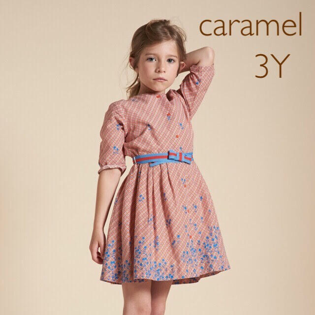 Caramel baby&child (キャラメルベビー&チャイルド)のmaaaaayyu様専用☆caramel☆チェックワンピース 3Y キッズ/ベビー/マタニティのキッズ服女の子用(90cm~)(ワンピース)の商品写真