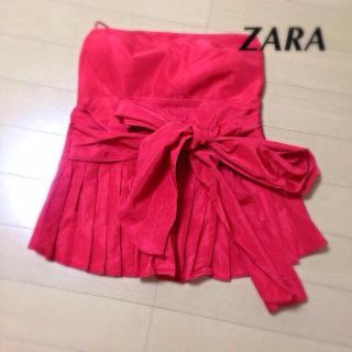 ザラ(ZARA)のZARA リボンベアトップ(ベアトップ/チューブトップ)