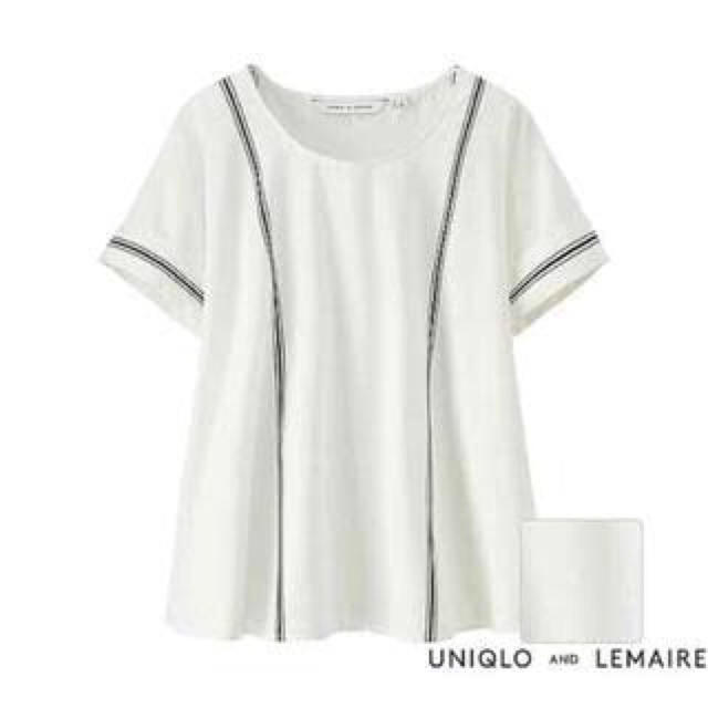 LEMAIRE(ルメール)の大人気‼︎UNIQLO×LEMAIREコットンTブラウス レディースのトップス(シャツ/ブラウス(半袖/袖なし))の商品写真