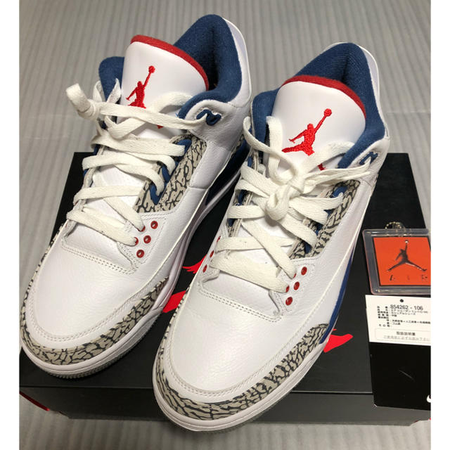 NIKE(ナイキ)のミヤッチ様専用 jordan3 OG trueblue 美品 28.0 メンズの靴/シューズ(スニーカー)の商品写真