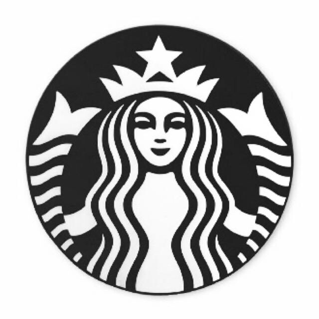 Starbucks Coffee - スターバックス コースター ブラック 二枚セットの 