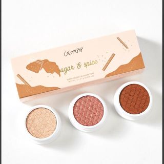 カラーポップ(colourpop)の【日本未入荷】カラーポップ  新品アイシャドウ3点セット(アイシャドウ)