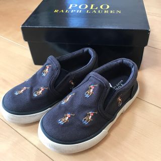 ポロラルフローレン(POLO RALPH LAUREN)の値下げ。ラルフローレン ベビーシューズ スリッポン 14㎝(スリッポン)