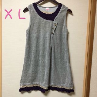 ＸＬ 重ね着風 ジャンパースカート(その他)