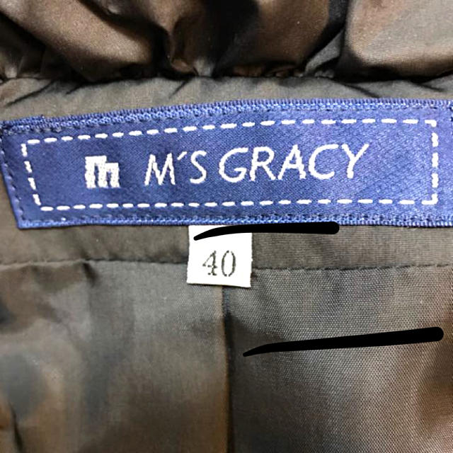 M'S GRACY(エムズグレイシー)の超美品 エムズグレイシー カタログ掲載型似ダウンコート M'S GRACY 40 レディースのジャケット/アウター(ダウンコート)の商品写真