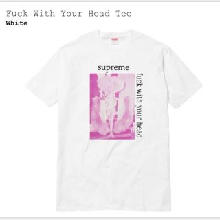 シュプリーム(Supreme)の白M fuck with your head Tee(その他)