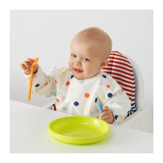 イケア(IKEA)のIKEA スタイ 袖付き   2枚セット(お食事エプロン)