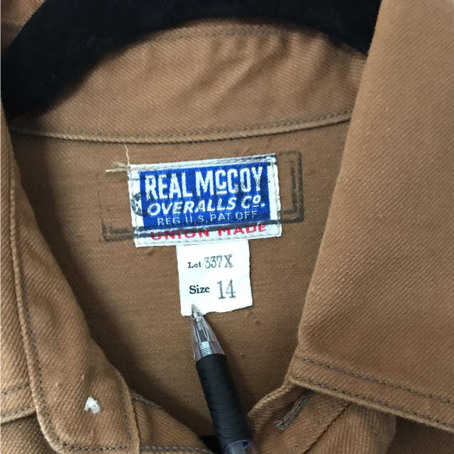 トップスREAL MｃCOY'S リアルマッコイズ 337X長袖ワーク シャツ 【14】