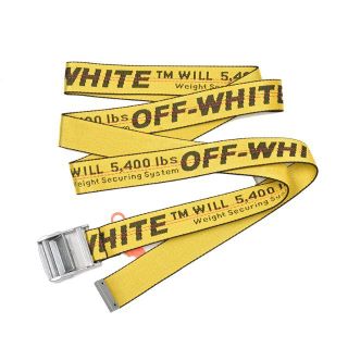 オフホワイト(OFF-WHITE)のOFF-WHITE オフホワイト INDUSTRIAL BELT イエローベルト(ベルト)