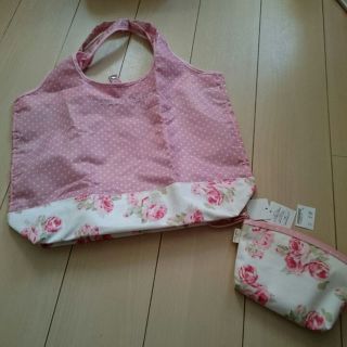 ローラアシュレイ(LAURA ASHLEY)の新品 ローラアシュレイ マイバッグ(L)(エコバッグ)