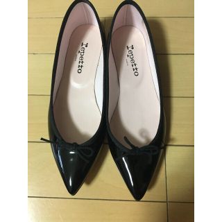 レペット(repetto)の値下げ☆REPETTO  ポインテッドトゥ バレエシューズ NOIR(バレエシューズ)