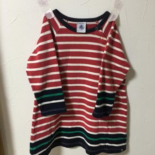 プチバトー(PETIT BATEAU)のプチバトー PETIT BATEAU ボーダー ワンピース (ワンピース)